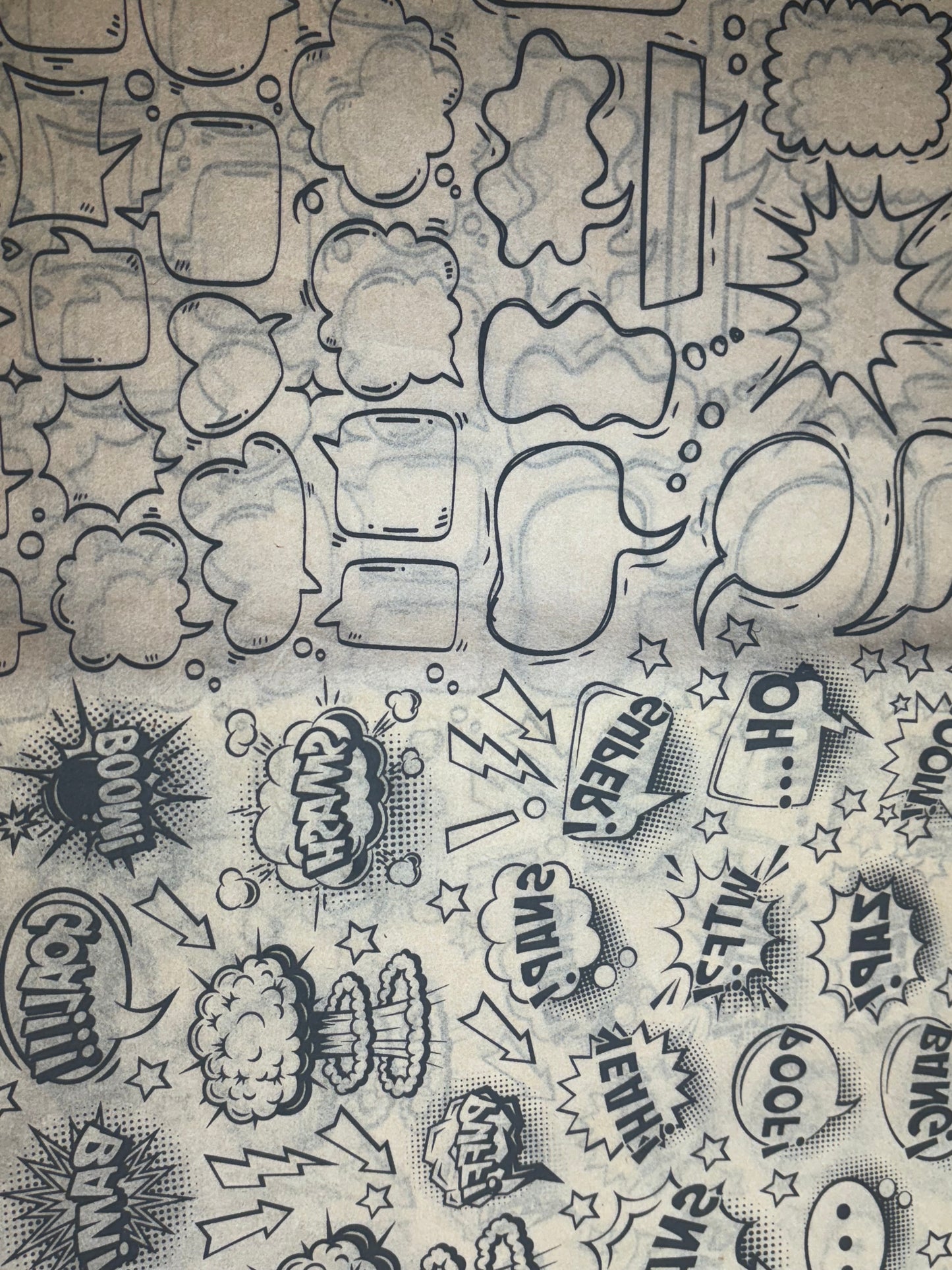 Papel Transfer Underglaze  con Diseño - Negro