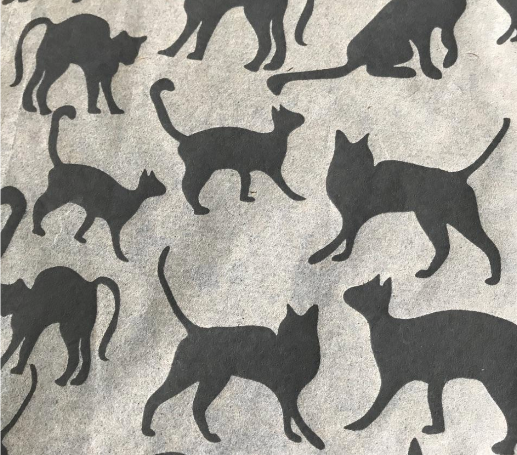 Papel Transfer Underglaze  con Diseño - Negro