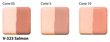 V-323 Salmon Velvet Underglaze