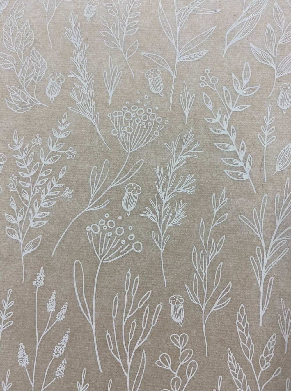 Papel Transfer Underglaze con Diseño - Blanco