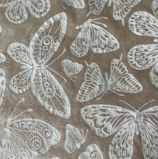 Papel Transfer Underglaze con Diseño - Blanco