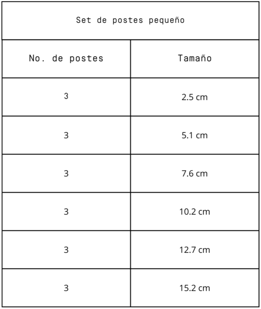 Set de placas y postes para Horno Eléctrico Skutt KM/KMT