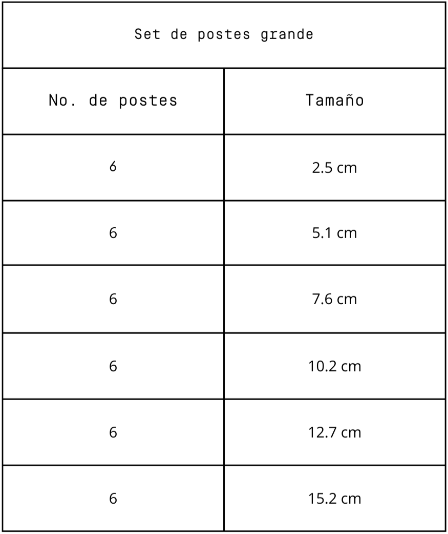 Set de placas y postes para Horno Eléctrico Skutt KM/KMT