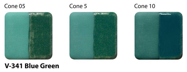 V-341 Blue Green Velvet Underglaze