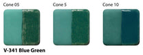 V-341 Blue Green Velvet Underglaze