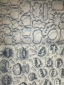 Papel Transfer Underglaze  con Diseño - Negro