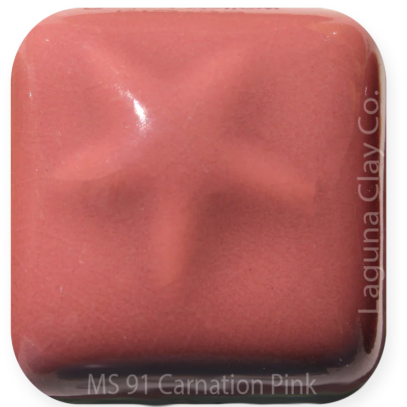 MS-91 Carnation Pink Glaze