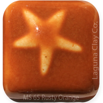 MS-65 Rusty Orange Glaze