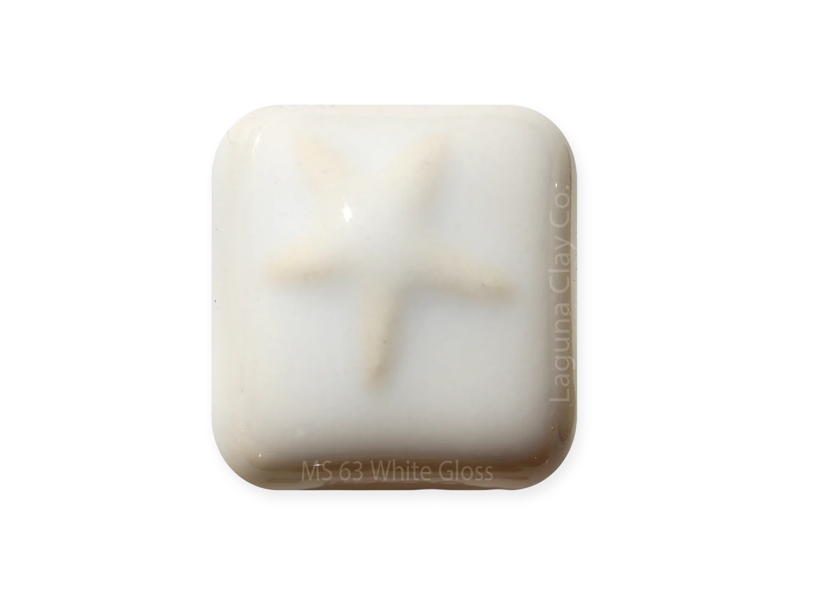 MS-63-  White Gloss Glaze