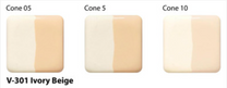 V-301 Ivory Beige Velvet Underglaze