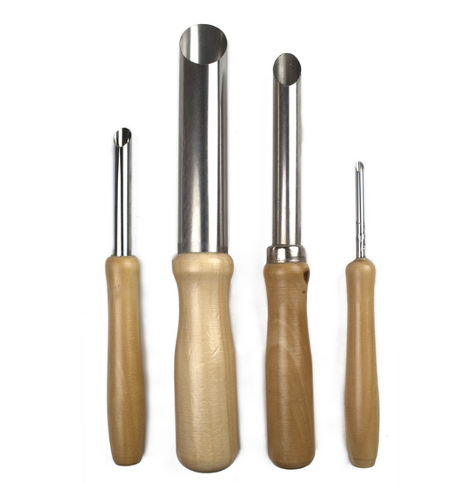 Set de 4 Cortadores de Agujeros Redondos