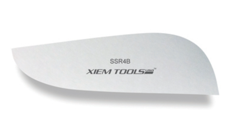 SSR4B - Riñón de Metal Liso  13 cm