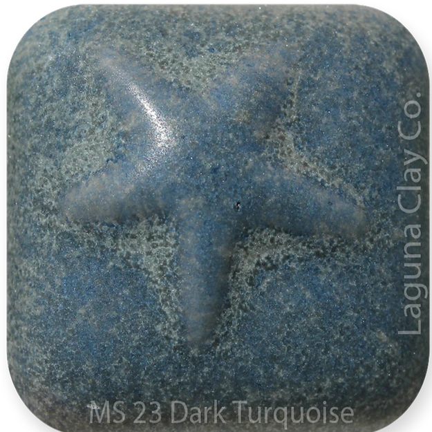 MS-23 - Dark Turquoise Matte Glaze