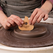 Riñón de madera Garlic Plate - Garrity Tools