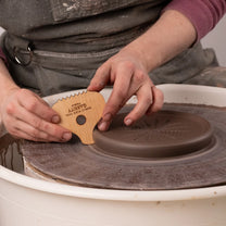 Riñón de madera Garlic Plate - Garrity Tools