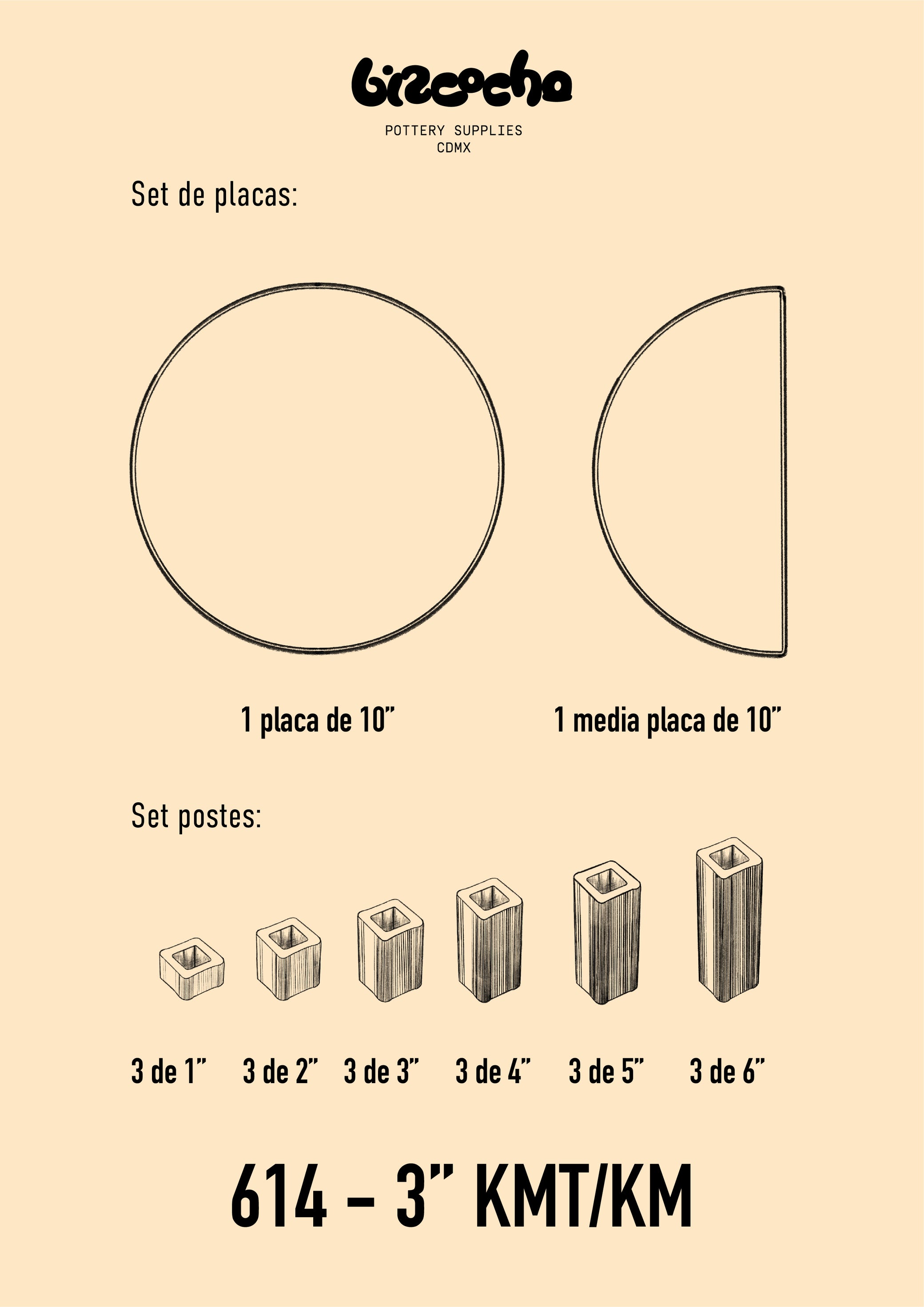 614 - 3" - Horno Eléctrico para Cerámica