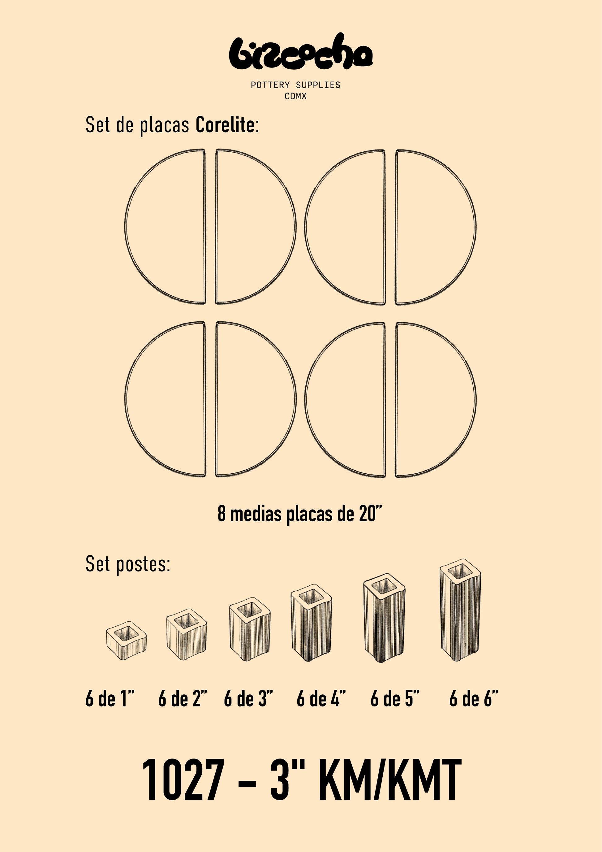 1027- 3" - Horno Eléctrico para Cerámica