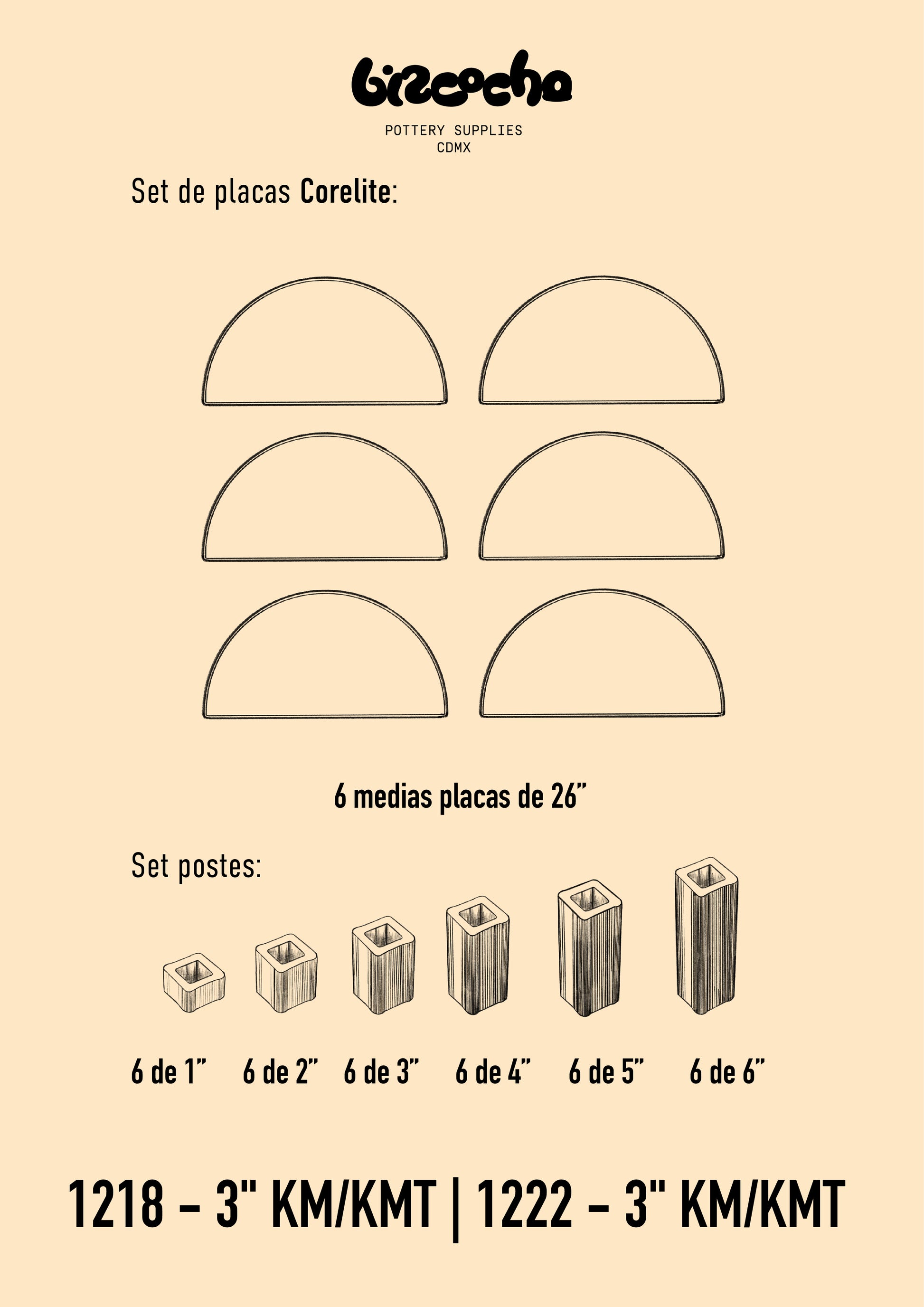 1218 - 3" - Horno Eléctrico para Cerámica