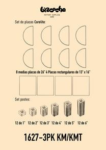 1627 - 3" PK - Horno Electrico para Cerámica