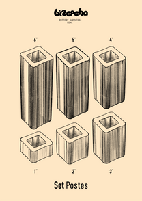 Kit de Placas y Postes para Hornos Eléctricos Skutt KM/KMT