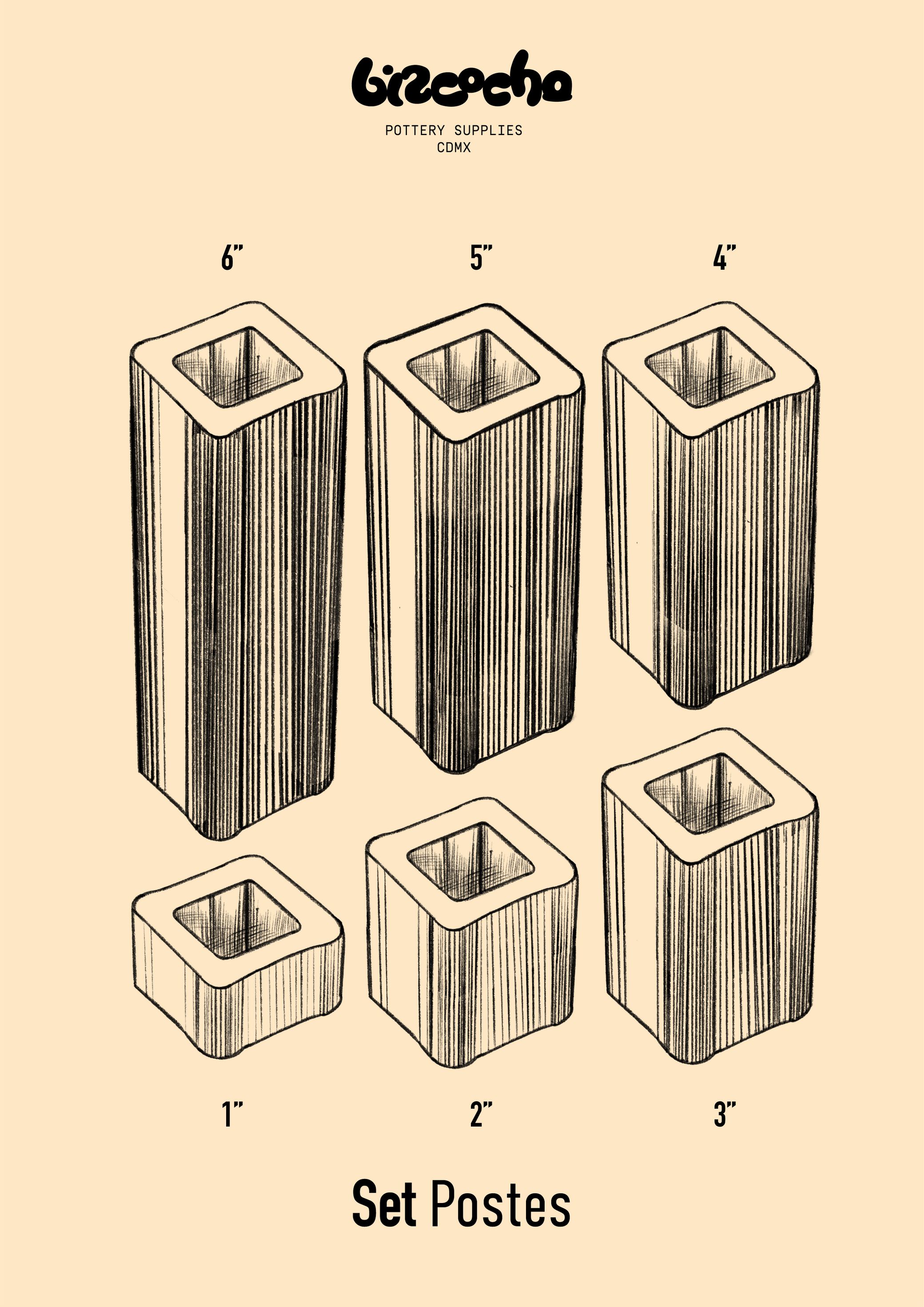 Kit de Placas y Postes para Hornos Eléctricos Skutt KM/KMT