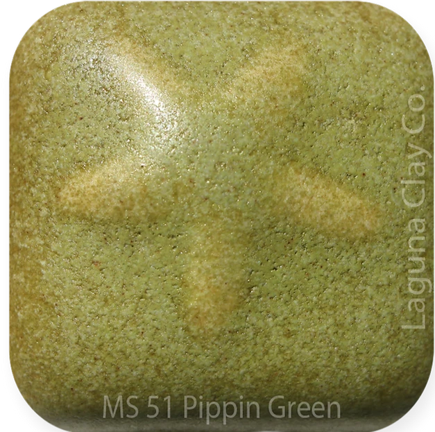 MS51 - Pippin Green Matte Glaze