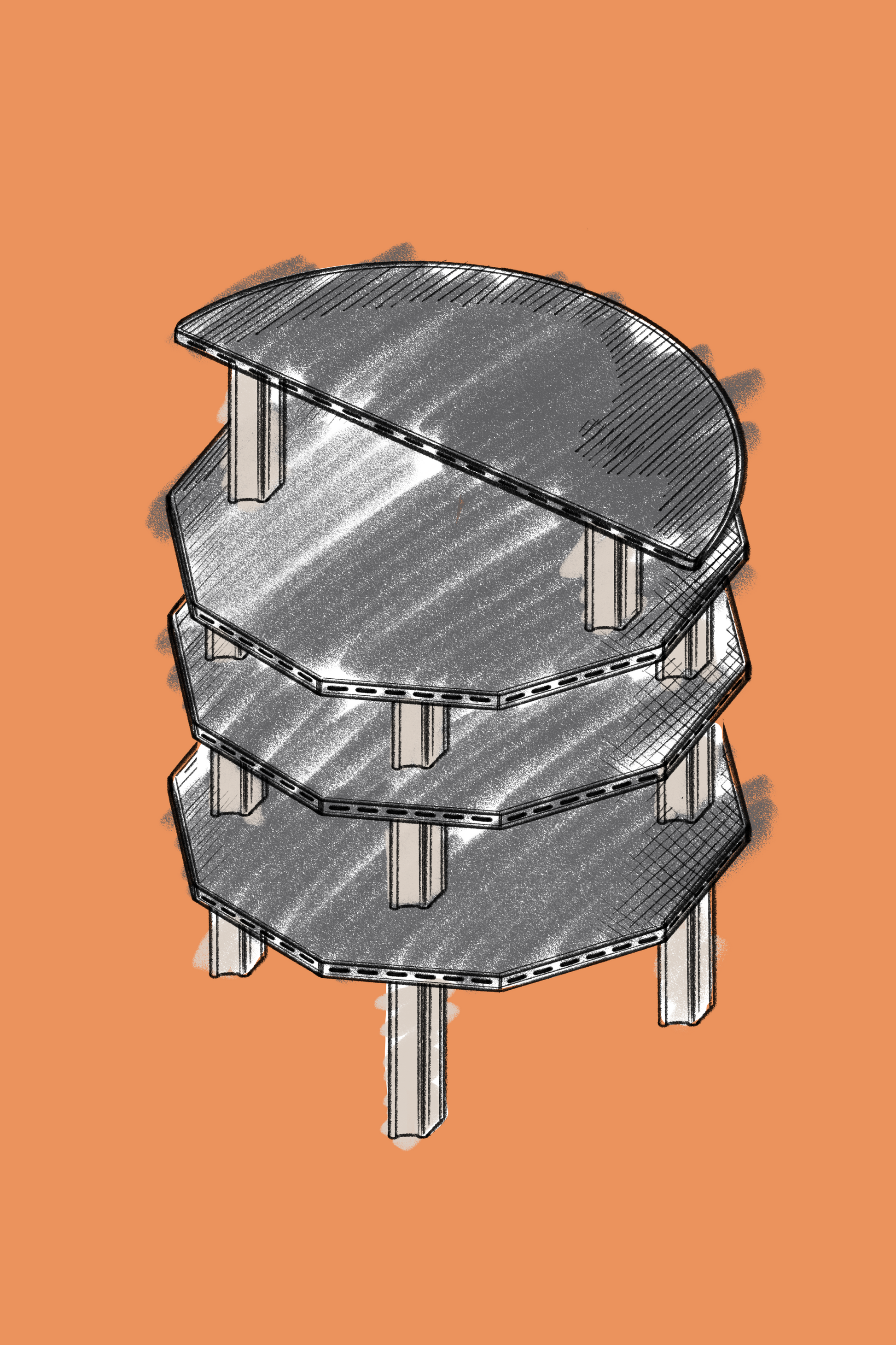 Kit de Placas y Postes para Hornos Eléctricos Skutt KM/KMT