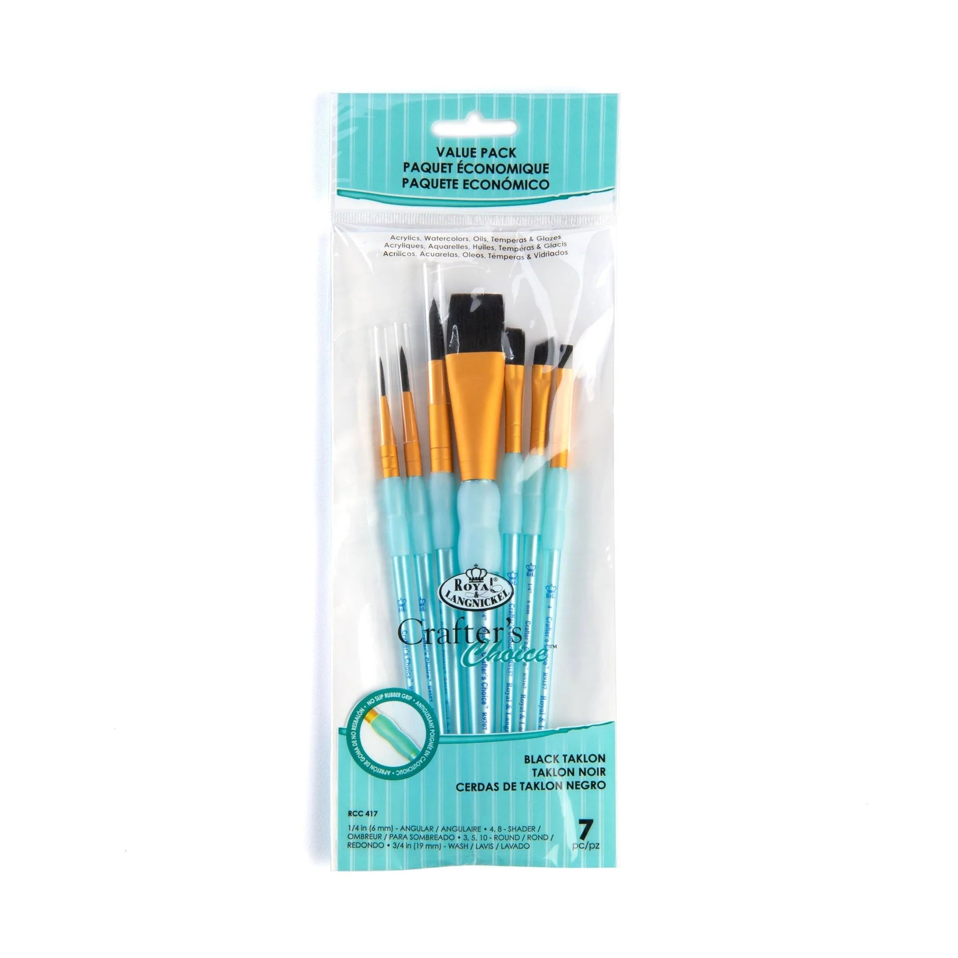 RCC 417 | Crafter's Choice™ Set de pinceles 7pzs