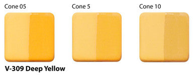 V-309 - Deep Yellow Velvet Underglaze