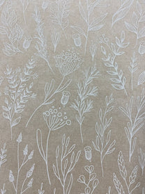 Papel Transfer Underglaze con Diseño - Blanco