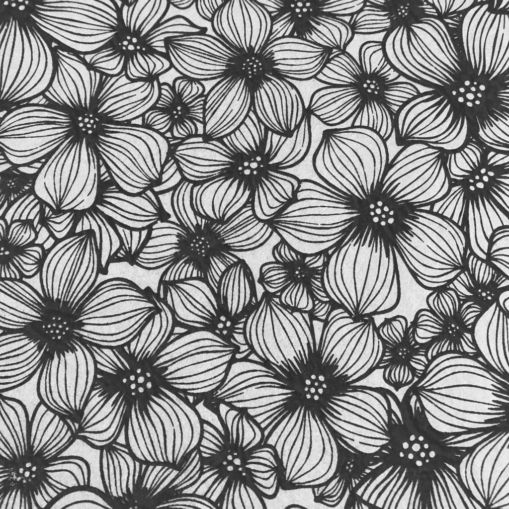 Papel Transfer Underglaze  con Diseño - Negro