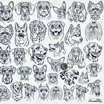 Papel Transfer Underglaze  con Diseño - Negro